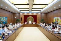 Quang cảnh cuộc làm việc - Ảnh: Quochoi.vn. 