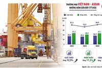Việt Nam - ASEAN có dư địa lớn thúc đẩy tăng trưởng thương mại song phương. Ảnh: Đức Thanh 