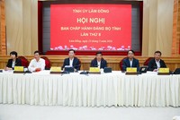 Chiều 25/5, Tỉnh uỷ Lâm Đồng tổ chức Hội nghị Ban Chấp hành Đảng bộ tỉnh lần thứ 8 thông qua nhiều nội dung quan trọng. Ảnh: Hạ Chúc