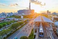 Gói tín dụng 5 tỷ bảng Anh có thể cung cấp bảo lãnh tài chính cho các dự án đường sắt đô thị tại TP.HCM. Ảnh: Lê Toàn. 
