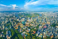 TP.HCM nhìn từ trên cao. Ảnh: Thanh Tao.