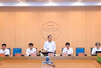 Chủ tịch UBND TP. Hà Nội Vũ Đại Thắng phát biểu tại Hội nghị.