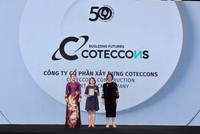 Coteccons (CTD) 4 năm liên tiếp vào Top 50 Doanh nghiệp phát triển bền vững