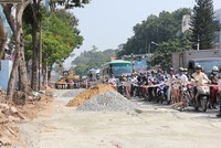 Việc thi công hàng loạt các dự án để giải ngân đầu tư công có thể khiến giá vật liệu xây dựng tăng trong những tháng còn lại của năm 2026 - Ảnh: Lê Anh 