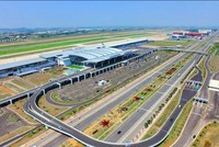 Cảng hàng không quốc tế Nội Bài hiện đang là sân bay lớn nhất ở phía Bắc. 