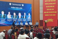 Hội thảo "Kinh tế Việt Nam 6 tháng đầu năm 2026: Thách thức, động lực và triển vọng phát triển" do Viện Kinh tế Việt Nam và Thế giới tổ chức sáng 9/7/2026. Ảnh: KL