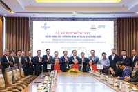 Ban Quản lý Dự án Nâng cấp mở rộng Nhà máy Lọc dầu Dung Quất ký hợp đồng EPC với Liên danh nhà thầu dưới sự chứng kiến của lãnh đạo Bộ, ban ngành Trung ương, UBND tỉnh Quảng Ngãi và Petrovietnam 