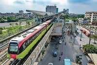 Ga S9 trên tuyến đường sắt đô thị Nhổn - Ga Hà Nội (Ảnh: PV)