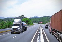 Công trình cao tốc Bắc Giang - Lạng Sơn. Ảnh: S.T 