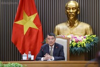 Thủ tướng Chính phủ Lê Minh Hưng có cuộc điện đàm đầu tiên với Thủ tướng Canada Mark Carney - Ảnh: VGP