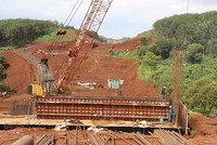 Chủ đầu tư tăng tốc triển khai công việc trên đại công trình nghìn tỷ. Ảnh: Hồng Phong.