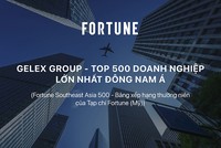 GELEX tiếp tục thăng hạng trong Top 500 doanh nghiệp lớn nhất Đông Nam Á 