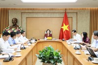 Phó Thủ tướng Phạm Thị Thanh Trà chủ trì cuộc họp - Ảnh: VGP.
