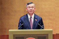 Bộ trưởng Bộ Tài chính Ngô Văn Tuấn tiếp thu ý kiến đại biểu - Ảnh: Đức Thanh.
