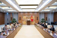 Quang cảnh cuộc tiếp.