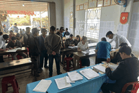 Người dân bị ảnh hưởng bởi dự án cao tốc tại phường Hội Phú đồng thuận với phương án bồi thường. Ảnh: UBND phường Hội Phú.