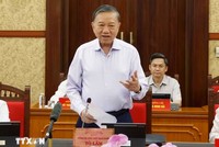 Tổng Bí thư, Chủ tịch nước chủ trì phiên họp Ban Chỉ đạo Trung ương về phát triển khoa học, công nghệ, đổi mới sáng tạo và chuyển đổi số - Ảnh: TTXVN