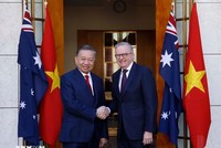 [Ảnh] Tổng Bí thư, Chủ tịch nước Tô Lâm hội đàm chính thức với Thủ tướng Australia 