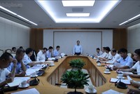 Phó Thủ tướng Thường trực Phạm Gia Túc làm việc về chủ trương đầu tư dự án cao tốc Bảo Hà - Lai Châu - Ảnh: chinhphu.vn