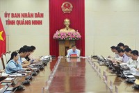 Ông Bùi Văn Khắng, Chủ tịch UBND tỉnh Quảng Ninh yêu cầu các ngành, địa phương bám sát kịch bản tăng trưởng. Ảnh: Quốc Thắng - QMG