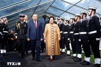 Lễ đón Tổng Bí thư, Chủ tịch nước Tô Lâm thăm cấp Nhà nước tới New Zealand 