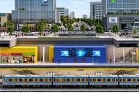 Phối cảnh ga metro Bình Dương - Ảnh: MAUR