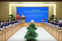 Thủ tướng Lê Minh Hưng chủ trì cuộc gặp gỡ các doanh nghiệp Trung Quốc đang đầu tư tại Việt Nam - Ảnh: chinhphu.vn.