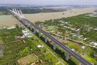 [Ảnh] Diện mạo cao tốc Bến Lức - Long Thành trước ngày thông xe toàn tuyến 