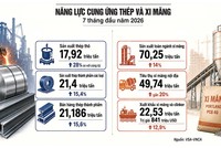 Sản xuất xi măng, sắt thép lập đỉnh 