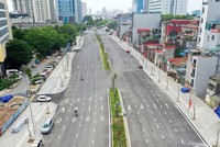 Sở Xây dựng Hà Nội tổ chức điều chỉnh giao thông phục vụ thông xe tạm đường Vành đai 1 đoạn Hoàng Cầu - Voi Phục.