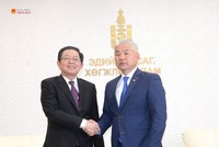 Phó Thủ tướng Chính phủ Hồ Quốc Dũng làm việc với Phó Thủ tướng Thường trực, Bộ trưởng Kinh tế và Phát triển Mông Cổ Jadamba Enkhbayar