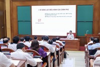 Thủ tướng đã tập trung phân tích 7 nhóm nội dung chủ yếu, cũng là 7 yếu tố quan trọng trong năng lực điều hành của Chính phủ. Ảnh: chinhphu.vn