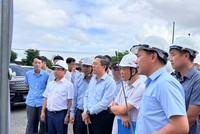 Lãnh đạo UBND TP. Đà Nẵng kiểm tra Dự án Hoàn thiện đường ven biển 129 -thành phần 2. 