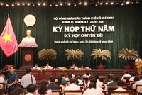 Kỳ họp thứ năm HĐND TP.HCM xem xét, quyết định nhiều nội dung quan trọng thuộc thẩm quyền, phục vụ nhiệm vụ phát triển kinh tế - xã hội của Thành phố. Ảnh: TT 