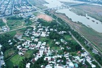 Khu vực dự kiến thực hiện dự án Công viên cây xanh Thạch Bích. 