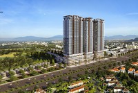 Newtown Diamond sở hữu vị trí liền kề sân gôn, biển và hệ sinh thái nghỉ dưỡng quốc tế. 