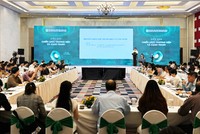 Quang cảnh Diễn đàn Chiến lược thương hiệu và Cạnh tranh, do Viện chiến lược Thương hiệu và Cạnh tranh (BCSI) tổ chức sáng 23/9/2026. Ảnh: Hồng Hạnh.