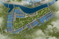 Phối cảnh khu công nghiệp Liên Hà Thái - Phân khu Nam.