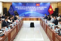 Phiên họp lần thứ 7 Ủy ban hỗn hợp Việt Nam-EU. (Ảnh: An Đăng/TTXVN)