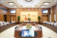Nghị quyết về chương trình lập pháp năm 2027 đã được Ủy ban Thường vụ Quốc hội thông qua trong phiên họp tháng 9/2026. Ảnh: QH. 