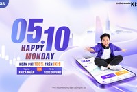 KIS tiếp tục ưu đãi Happy Monday đến cuối năm, hoàn 100% phí giao dịch