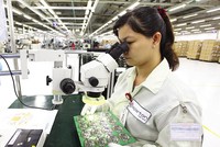 Nhà máy sản xuất điện tử, bán dẫn của Tập đoàn Sparton (Mỹ) tại TP.HCM. Ảnh: Lê Toàn