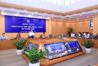 Quang cảnh họp báo.