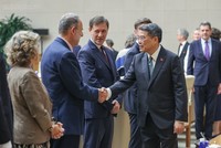 Thủ tướng Chính phủ Lê Minh Hưng tiếp Đại sứ, Trưởng Phái đoàn EU Julien Guerrier và các Đại sứ, Đại biện các nước thành viên EU tại Hà Nội - Ảnh: chinhphu.vn/Nhật Bắc