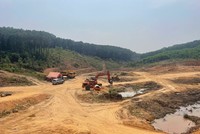 Khu vực thực hiện dự án Khu xử lý chất thải rắn Nam Quảng Nam.