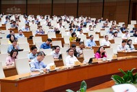 Một phiên họp toàn thể của Quốc hội tại Kỳ họp thứ hai - Ảnh: QH.