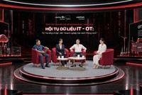 Toàn cảnh Toạ đàm Viettel DX Talks với chủ đề “Tăng tốc chuyển đổi số ngành năng lượng qua hội tụ dữ liệu IT/OT: Từ hạ tầng cô lập đến doanh nghiệp vận hành thông minh”.