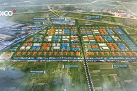 Hình phối cảnh KCN IDICO Tân Phước 1 – Tiền Giang. Ảnh: IDICO