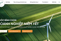 Giao diện website chính thức của VLCA