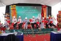 Long Giang Land (LGL) khởi công dự án nhà ở xã hội RIVERA GARDEN Mỹ Tho 